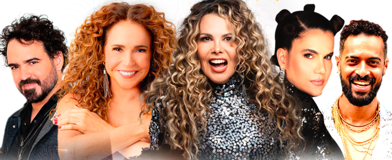 Márcia Freire recebe Daniela Mercury, Gilmelândia e Gabriel Mercury em ensaio no Pelourinho, nesta sexta (7)