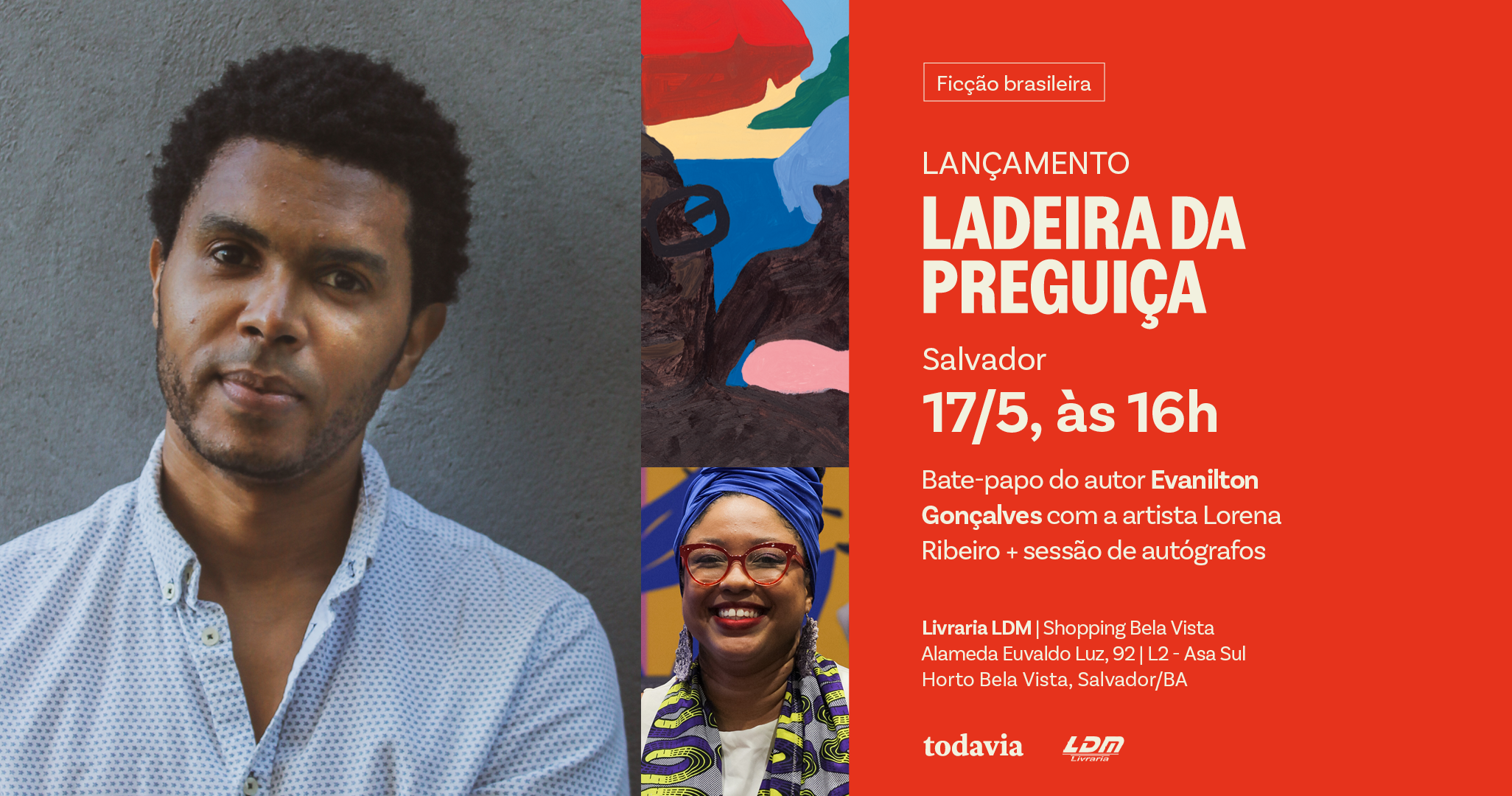Lançamento de “Ladeira da Preguiça” acontece na Livraria LDM no Bela Vista