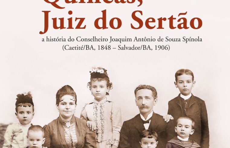 Escritora Vera Spínola lança “Quincas, Juiz do Sertão” nesta quinta-feira, 07, no MAB