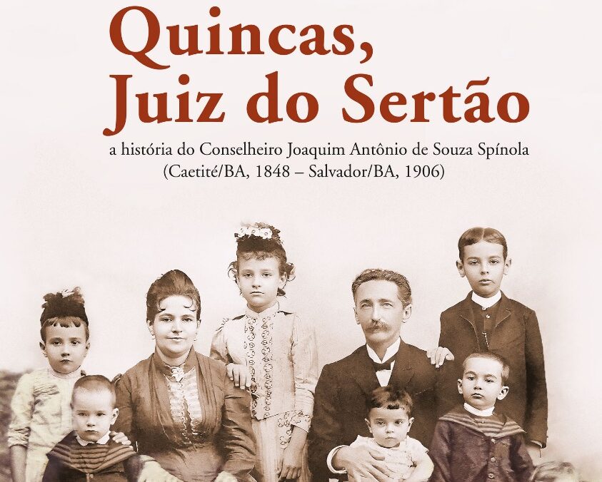 Escritora Vera Spínola lança “Quincas, Juiz do Sertão” nesta quinta-feira, 07, no MAB