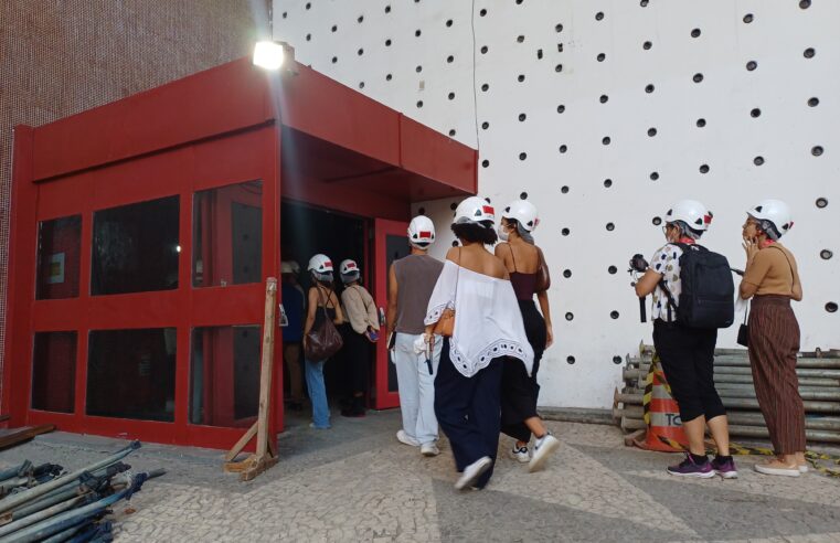 Visitas às obras do TCA acontecem todos os dias durante a Semana do Patrimônio