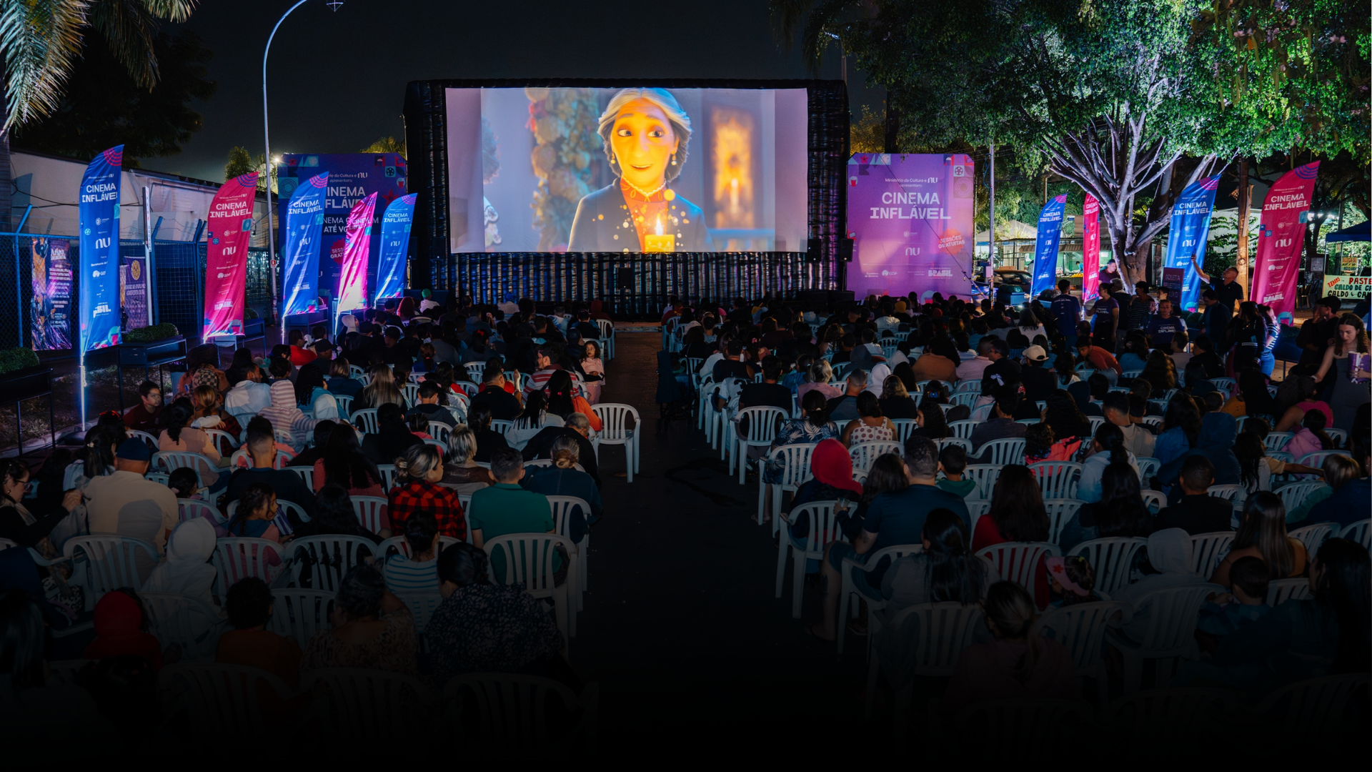 Cinema Inflável chega pela primeira vez à Bahia nesta semana com sessões gratuitas de cinema ao ar livre