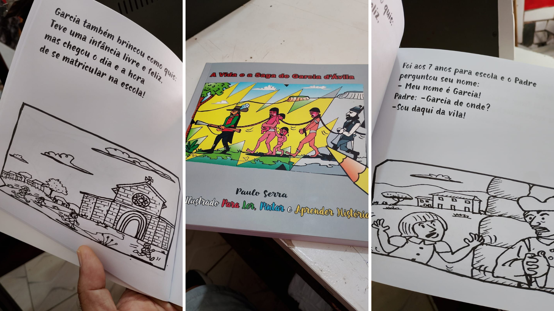 Paulo Serra lança “A vida e a saga de Garcia D’Ávila”: um cordel ilustrado para ler, pintar e aprender sobre a história da Bahia