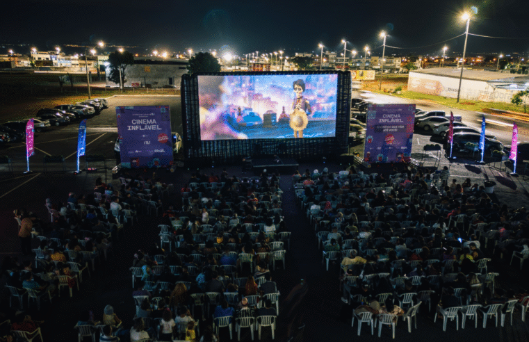 Cinema Inflável chega a Madre de Deus com sessões de cinema gratuitas no fim de semana do Dia das Crianças