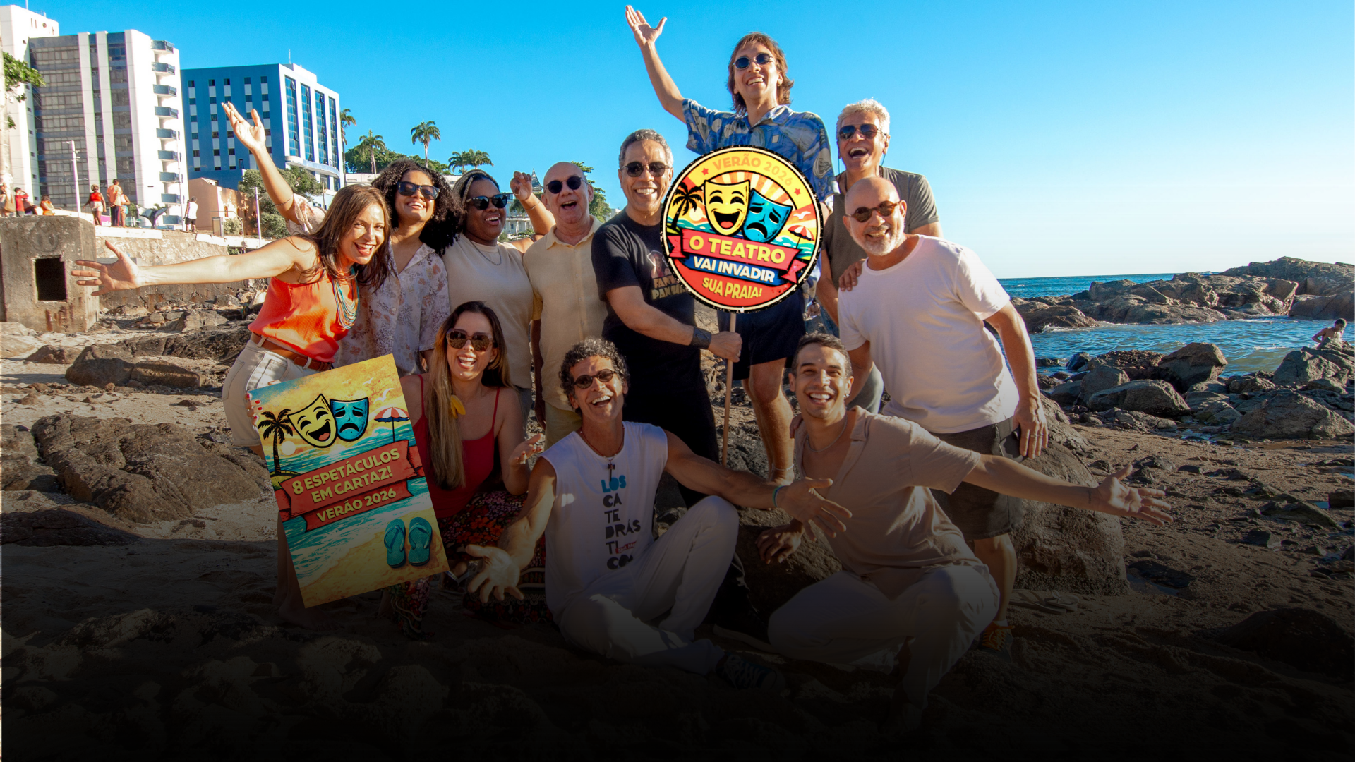 “O Teatro Vai Invadir Sua Praia” fortalece a cena teatral no verão de Salvador