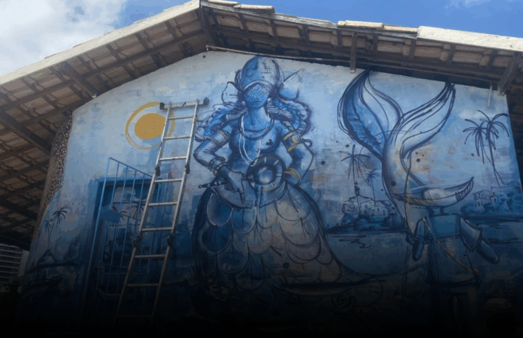 Festa de Iemanjá: Rio Vermelho ganham murais de grafite em homenagem a orixá da água salgada