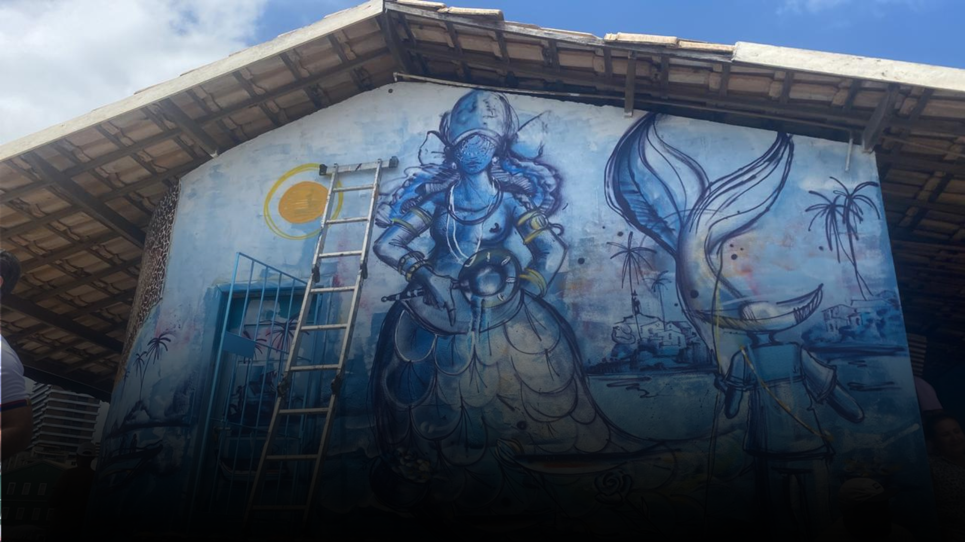 Festa de Iemanjá: Rio Vermelho ganham murais de grafite em homenagem a orixá da água salgada