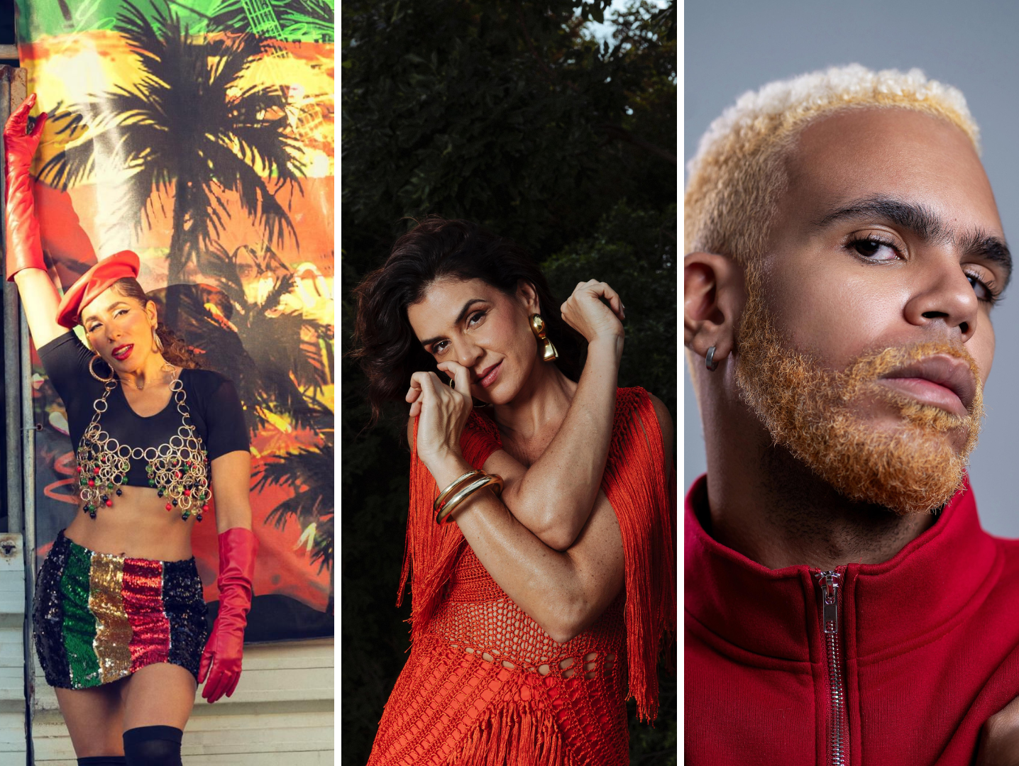 Gratuita, Roda de Samba Reggae de Marcia Castro reúne Mãeana, Mariana Aydar e Hiran nesta sexta (20)