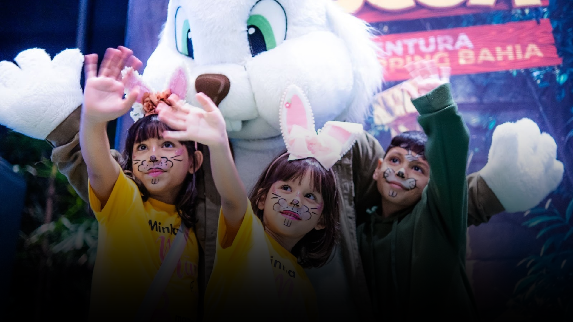 Shows infantis, pintura facial e oficina de ovos de Páscoa animam programação especial para crianças em Lauro de Freitas