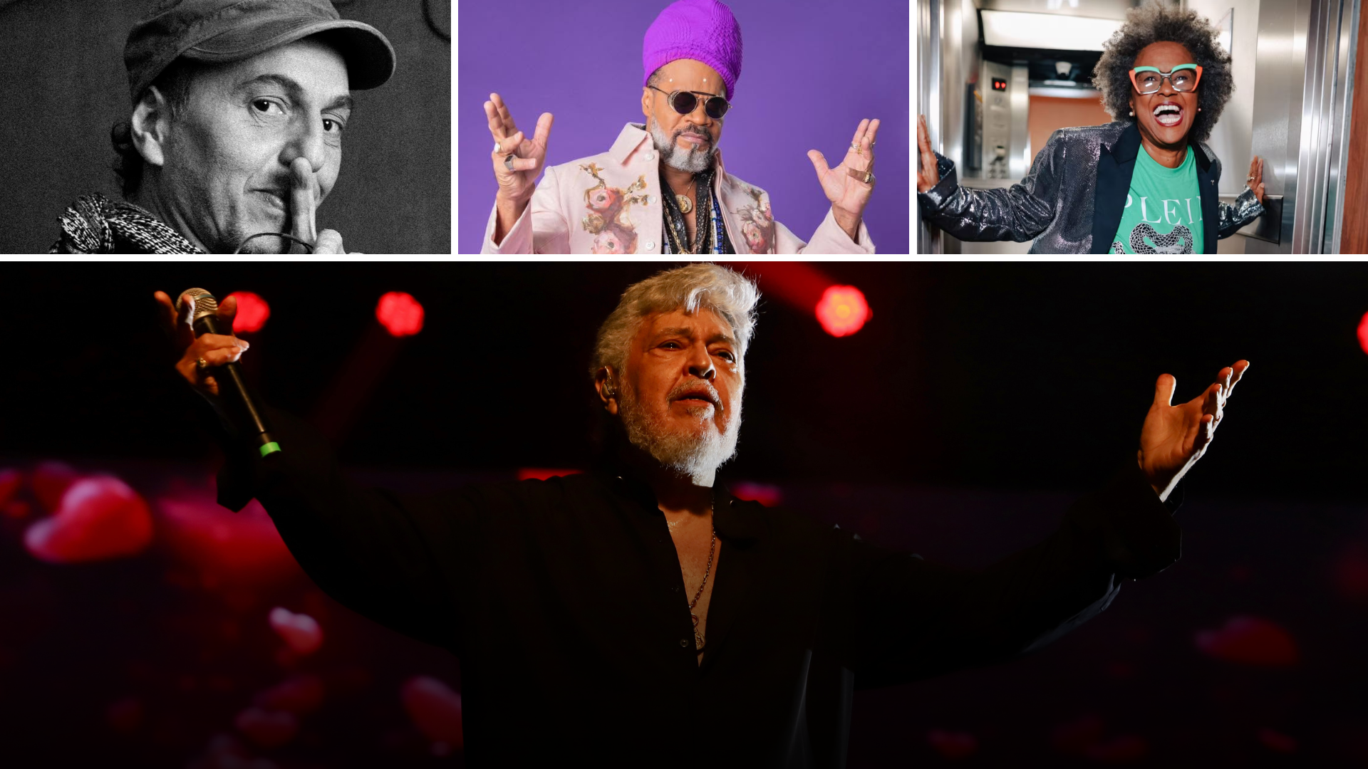 Sidney Magal celebra 60 anos de carreira na Concha Acústica do TCA com convidados especiais