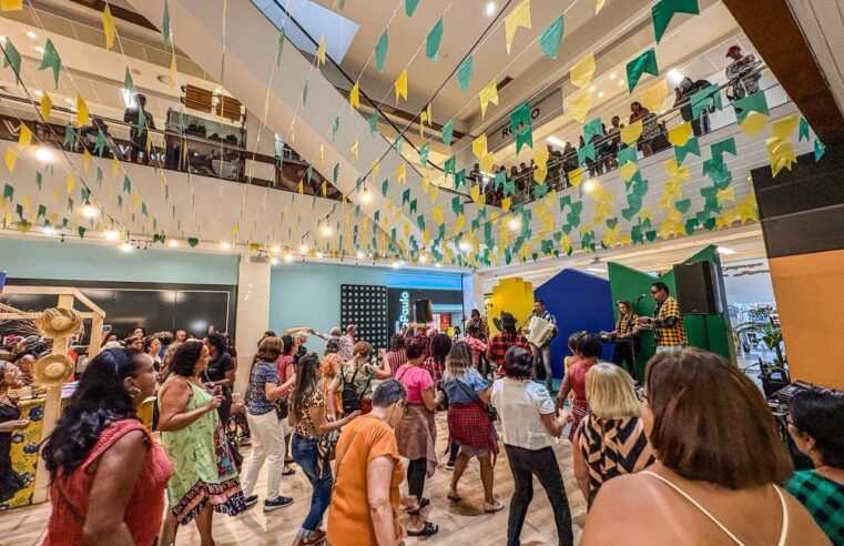 Arraiá Campeão une São João e clima de Copa do Mundo em programação cultural no Shopping Center Lapa