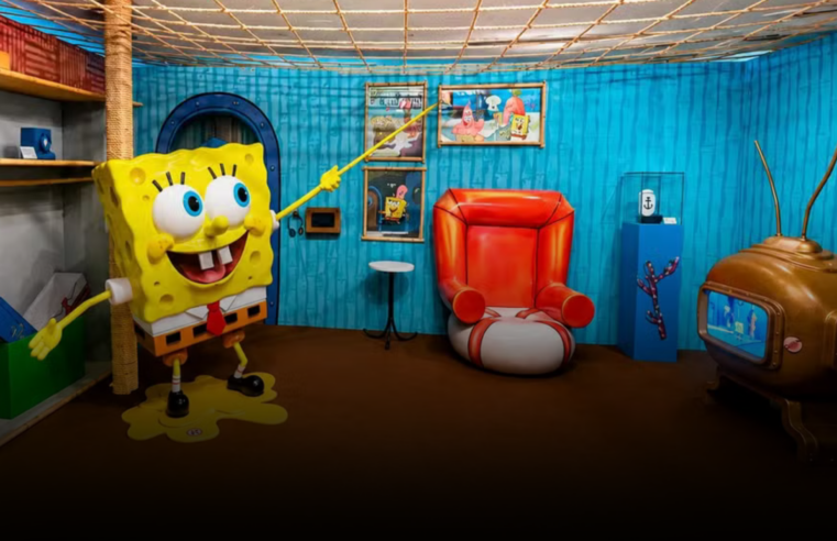 Exposição imersiva de Bob Esponja estreia em Salvador na próxima quinta-feira (16)